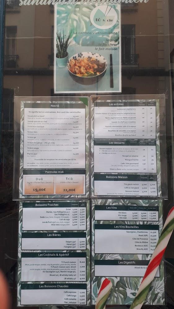 Tô & Cie - Menu Image 1